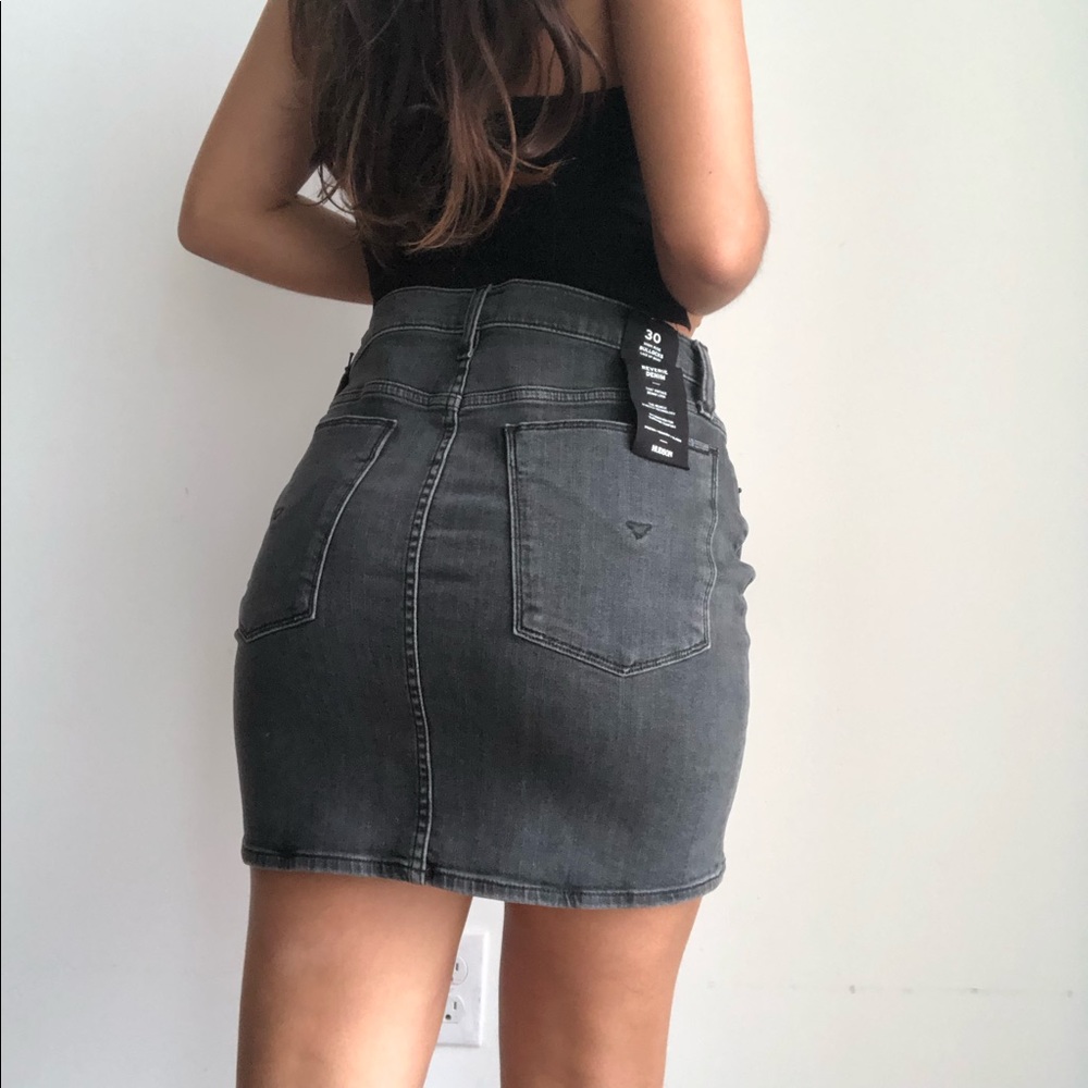 NWT Hudson Jeans Bullocks High Rise Lace-Up Skirt - Picture 4 of 8